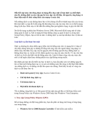 Bảo mật dịch vụ trong Windows Server 2008 Phần 1