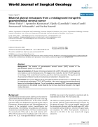 Bilateral gluteal metastases from a misdiagnosed intrapelvic gastrointestinal stromal tumor