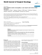 Post radiation sciatic neuropathy a case report and review of the literature