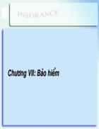 Chương VII Bảo hiểm