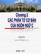 Các phần tử cơ bản của ngôn ngữ C