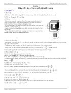 Bài giảng 6 Máy biến áp Sự truyền tải điện năng vât lý 12