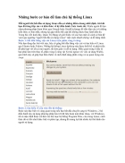 Những bước cơ bản để làm chủ hệ thống Linux