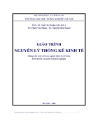 Giáo trình nguyên lí thống kê I