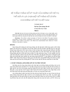 Báo cáo khoa học Hệ thống thông số kỹ thuật của đ ờng sắt đô thị thế giới và lựa chọn một số thông số cơ bản cho đ ờng sắt đô thị Việt Nam