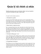 Quản lý tài chính cá nhân