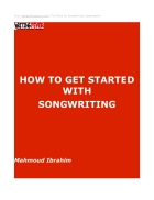 Start with songwritting