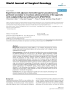 Experience with adjuvant chemotherapy for pseudomyxoma peritonei secondary to mucinous adenocarcinoma of the appendix with oxaliplatin fluorouracil leucovorin FOLFOX4