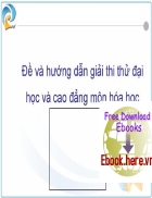 Đề Thi Thử Hóa Học 30 11 2008 Cấu trúc BGD