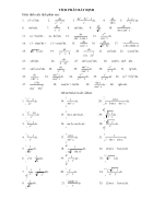 Toán thpt bài tập về tích phân nguyên hàm