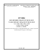 Ký hiệu bản đồ hiện trạng sử dụng đất và bản đồ quy hoạch sử dụng đất