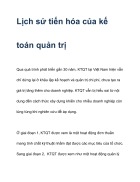 Lich su tien hoa cua ke toan quan tri