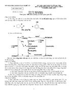 Đề thi HSG Quốc gia môn Hóa tỉnh Nghệ An vòng 2