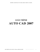 Giáo trình auto cad 2007