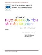 Phân tích báo cáo tài chính công ty cổ phần vincom