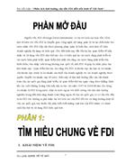 Phân tích ảnh hưởng của vốn FDI đến nền kinh tế việt nam