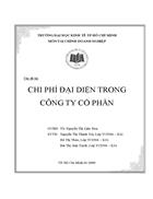 Chi phí đại diện trong công ty cổ phần