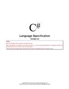 C Language Specification Version 4 0