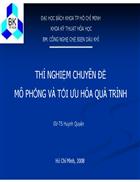 Thí nghiệm Chuyên đề mô phỏng và tối ưu hóa quá trình