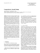 Cooperation in Aircraft Design