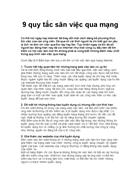 9 quy tắc săn việc qua mạng