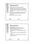 Depreciation