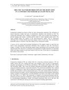 Organic matter distribution of the root zone in a constructed subsuface flow wetland