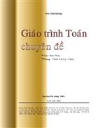 Toán Chuyên đề năm 2