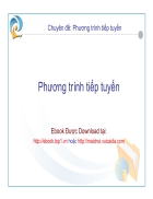 Chuyên đề phương trình tiếp tuyến thầy nguyễn anh dũng