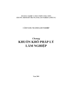 Khuôn khổ pháp lý lâm nghiệp