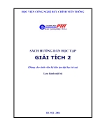 Sách hướng dẫn học giải tích 2