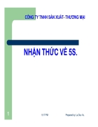 Bài giảng nhận thức về 5S