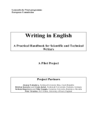 Writing in English