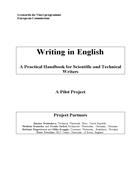 Writing in English A Practical Handbook for Scientific and Technical Writers