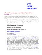 Giáo trình DREAMWEAVER8 Bài 8 FTP SFTP WEB DAV là gì