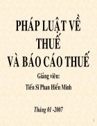 Pháp luật về thuế