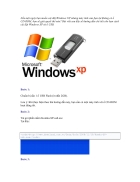 Cài đặt Windows XP từ ổ USB Flash