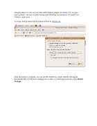 Install And Use Google Gadgets Ubuntu Linux