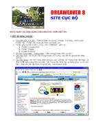 Giáo trình DREAMWEAVER8 Bài 6 Site cục bộ