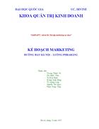 Kế hoạch Marketing Đường bay Hà Nội Luông Phrabăng