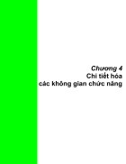 Chi tiết hóa các không gian chức năng