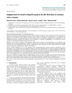 Báo cáo y học Computerized two lead resting ECG analysis for the detection of coronary artery stenosis