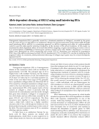 Báo cáo y học Allele dependent silencing of COL1A2 using small interfering RNAs