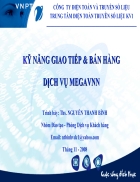 Bài giảng Kỹ năng giao tiếp bán hàng cho các VTT khu vực phía Bắc