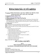 Phaân tích baùo caùo taøi chính taïi trung taâm kinh doanh thuûy saûn apt naêm 2005