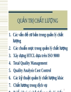 Quản trị chất lượng