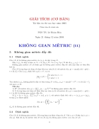 Không gian metric