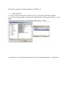 Trình tự câu lệnh Command Sequence Configuration