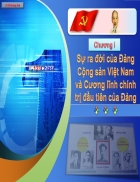 Giao trinh mon Duong loi CM DCS Viet Nam Lich su Dang