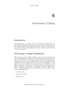 Performance Tuning